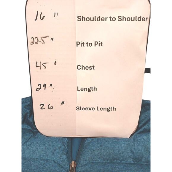 Eddie Bauer EB650 DOWN Puffer Cirrus Jacket Packable Women Sz L Teal Blue Gorp - Picture 10 of 14